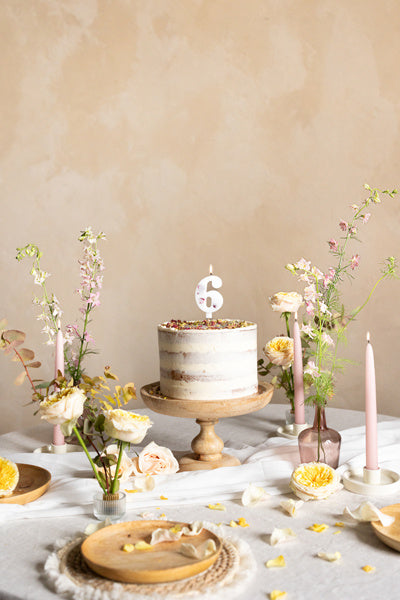 6 års stearinlysblade 8 cm