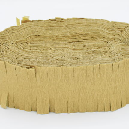 Guirlande guld crepe 24m