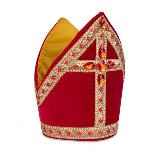 Morter med ærmer i bomuldsfløjl fra Saint Christmas