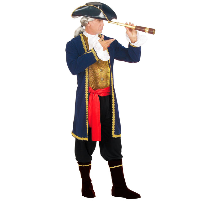 Piratkostume blå mænd