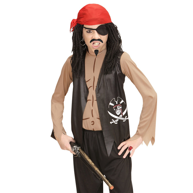 Piratkostume dreng 2 dele
