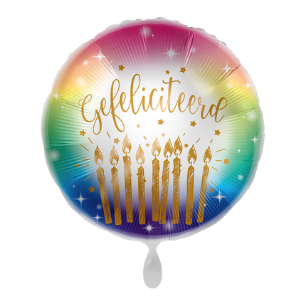 Tillykke Heliumballon tom 43 cm