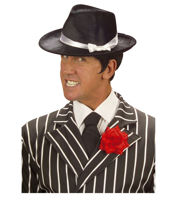 Rød broche Rose 10cm