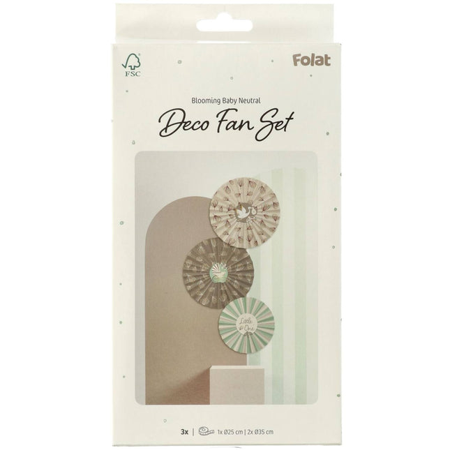 Fødselspapirvifter Little One 3 stk