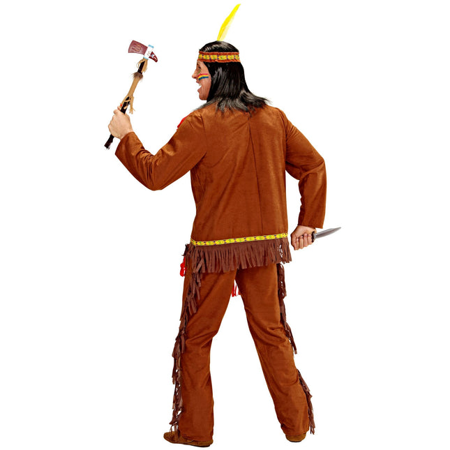 Indianerkostume mænd 3 dele