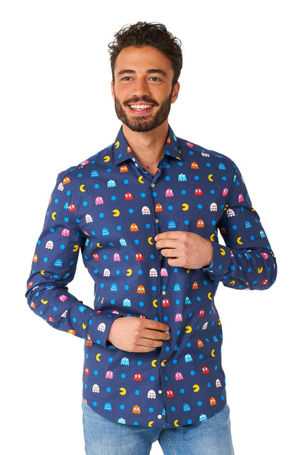 Pixel PAC-MAN skjorte til mænd <tc>OppoSuits</tc>