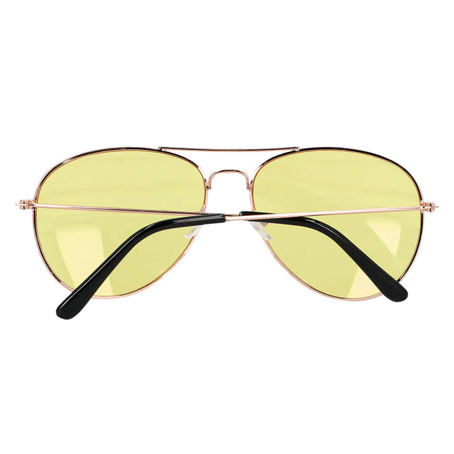 Neon 80S Briller Blå Gul