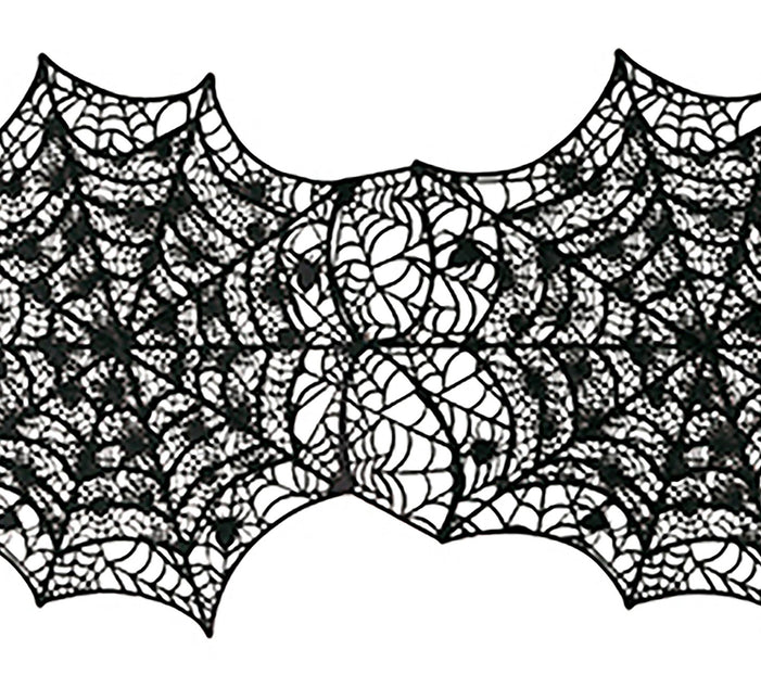 Halloween-bordløber Spider's Web 1,36 m