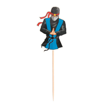 Ninja Cake topper 5 dele