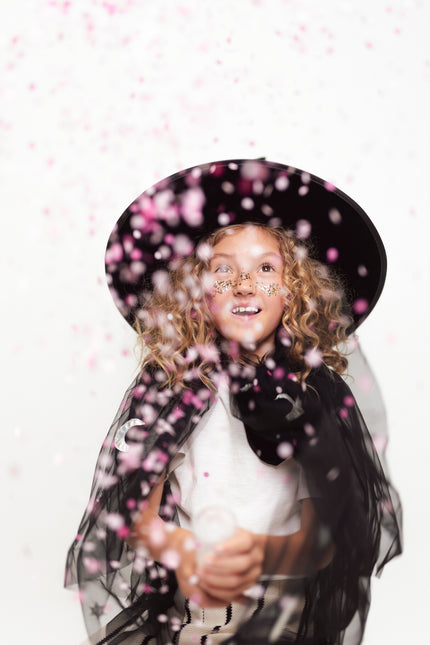 Sort halloween-kappe