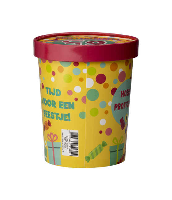 Gekleurde Snoepbakje 65 Jaar 12cm