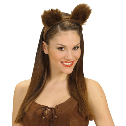 Hårbånd med bjørn