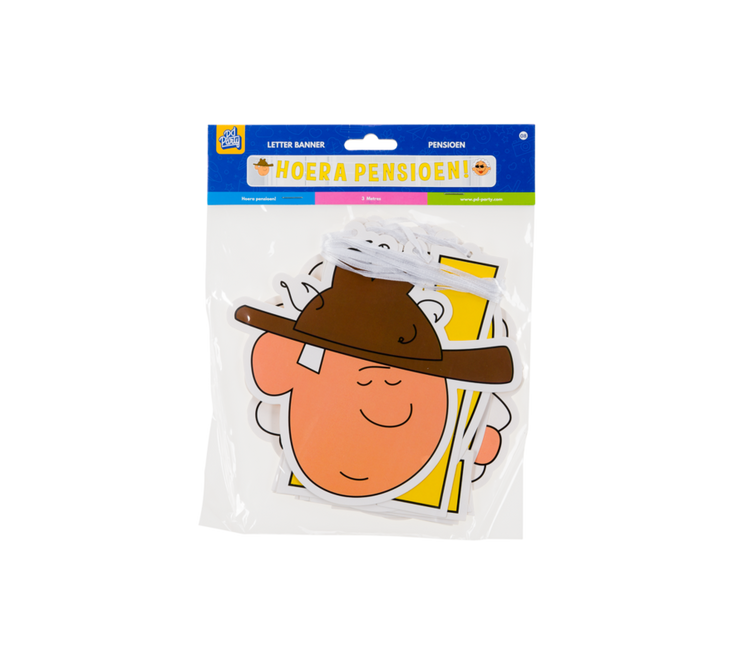 Krans med pensioneringsbrev 2,5 m