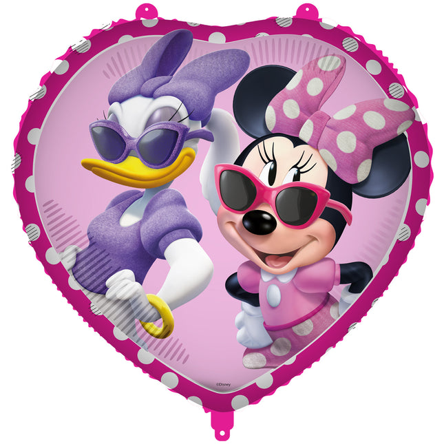 Minnie Mouse Helium Balloon Heart Empty 46 cm