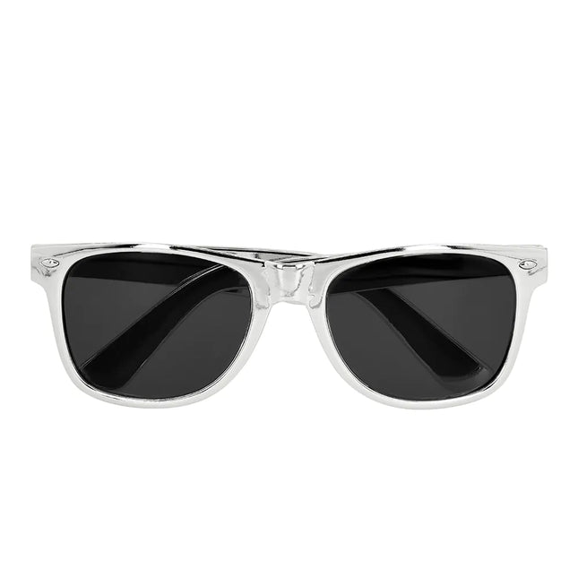 Sølvfarvede briller