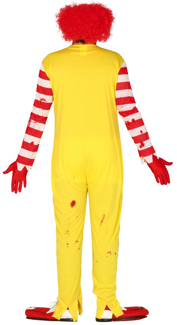 Zombie klovn halloweenkostume herre L