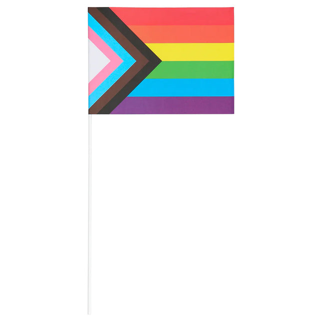 Bølgeflag Pride 14 cm