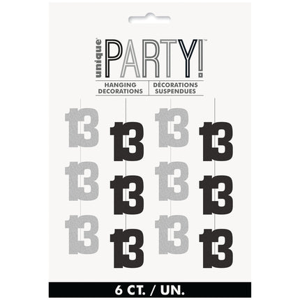 13 års hængende dekoration sølv 1,52 m