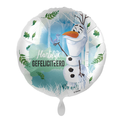 Frozen Helium Balloon Olaf Empty 43cm