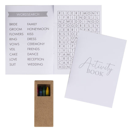 Bryllupsmalebog for børn