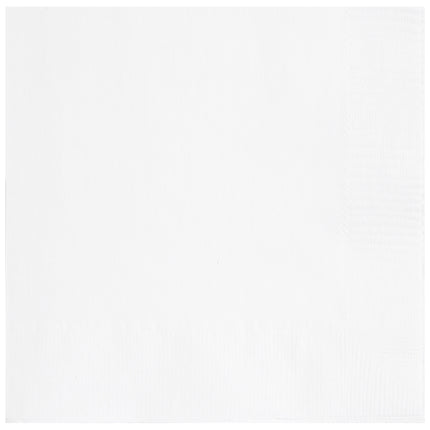 Hvide servietter 33 cm 50 stk