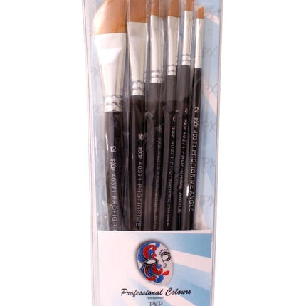 PXP 6 børster Vinkel Profigrime Syntetisk