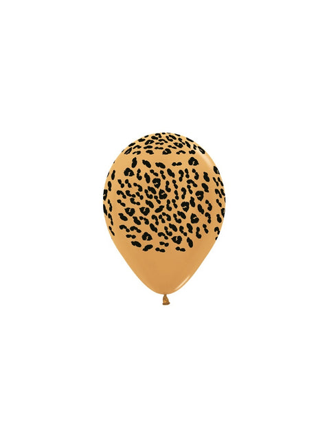 Balloner Animal Print Metallic Ink 12cm 50stk