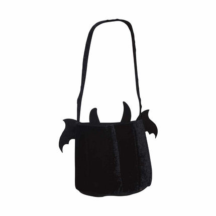 Halloween-slikspand flagermus 25 cm