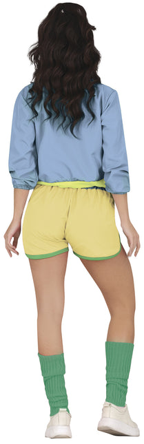 Neon 80S festpige-kostume til kvinder