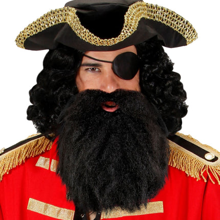 Caveman falsk skæg sort