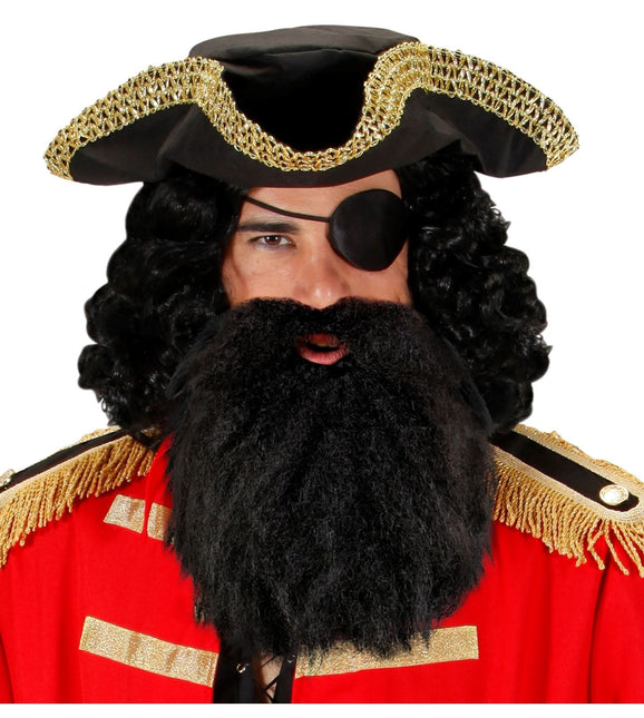 Caveman falsk skæg sort