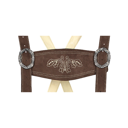 Mørkebrune læderbukser til mænd