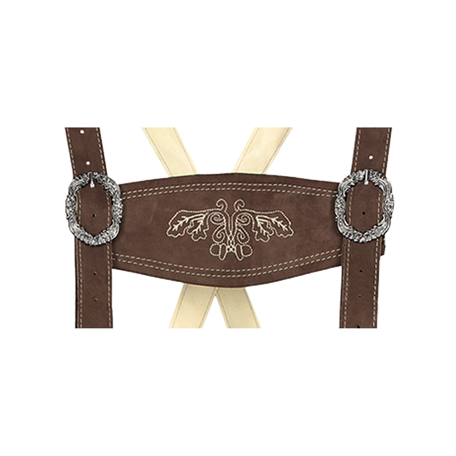 Mørkebrune læderbukser til mænd