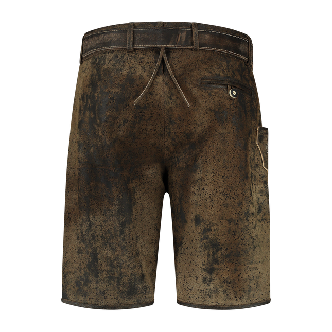 Lederhose Brown Men's Short Vintage