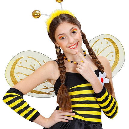 Discoballs med gyldent pandebånd