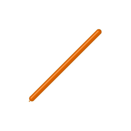 Orange modelleringsballoner 5 cm 150 cm 50 stk