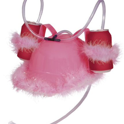 Drikkevarehjelm Pink Feathers