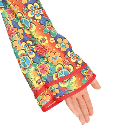 Hippie 60S blomsterkostume til kvinder