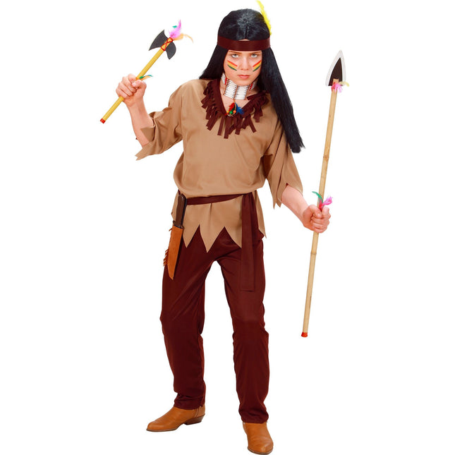 Indianerkostume dreng 4 dele