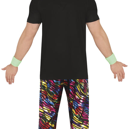 Neon 80S kostume mænd