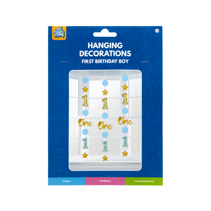 1 års hængende dekoration dreng