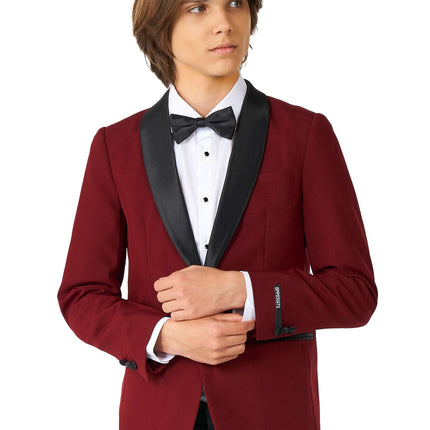 Bordeaux rød smoking dreng teenager <tc>OppoSuits</tc>