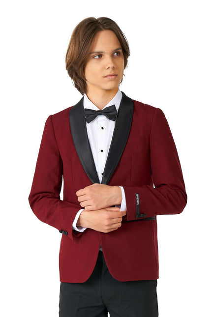 Bordeaux rød smoking dreng teenager <tc>OppoSuits</tc>