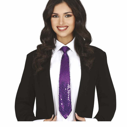 Lilla slips med pailletter 35 cm