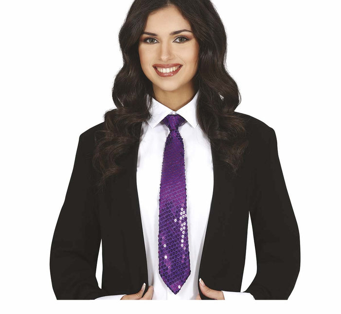 Lilla slips med pailletter 35 cm