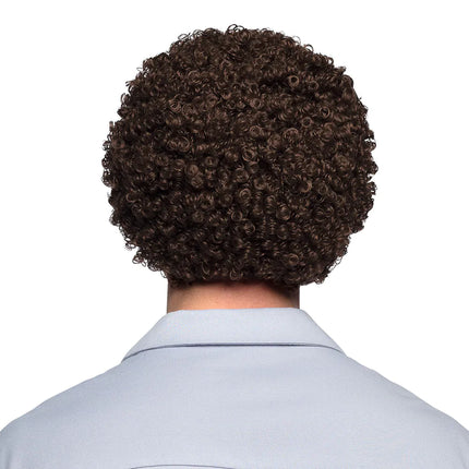 Mørkebrune parykkrøller