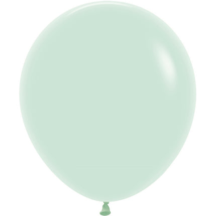 Balloner Pastel Matte Green 45cm 25stk