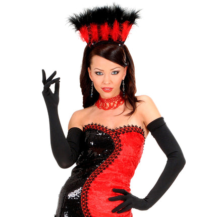 Sorte handsker lange