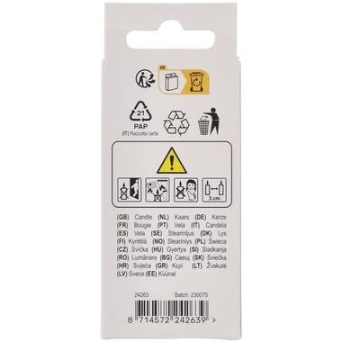 Stearinlys Pastelfigur 3 Flerfarvet