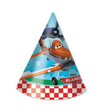 Planes Party Hats 6 stk